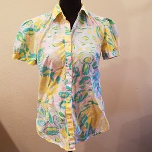 Lilly Pulitzer button down shirt
